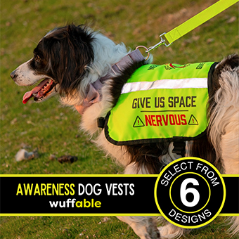 Wuffable Hi-Vis Dog Awareness Vests 