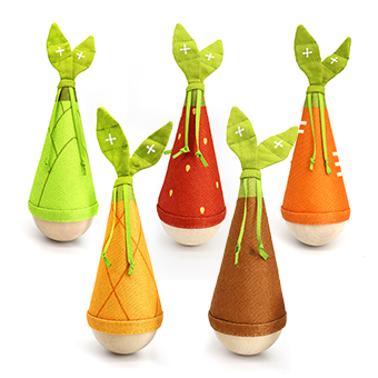 Catnip Oil Bead Wobbler Cat Toy 