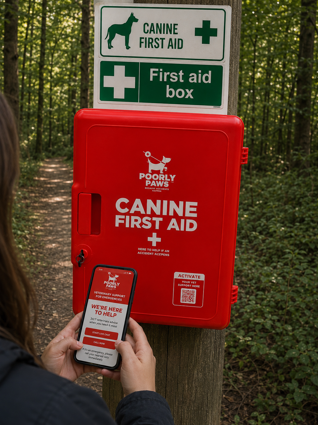 CANINE FIRST AID CABINET 
