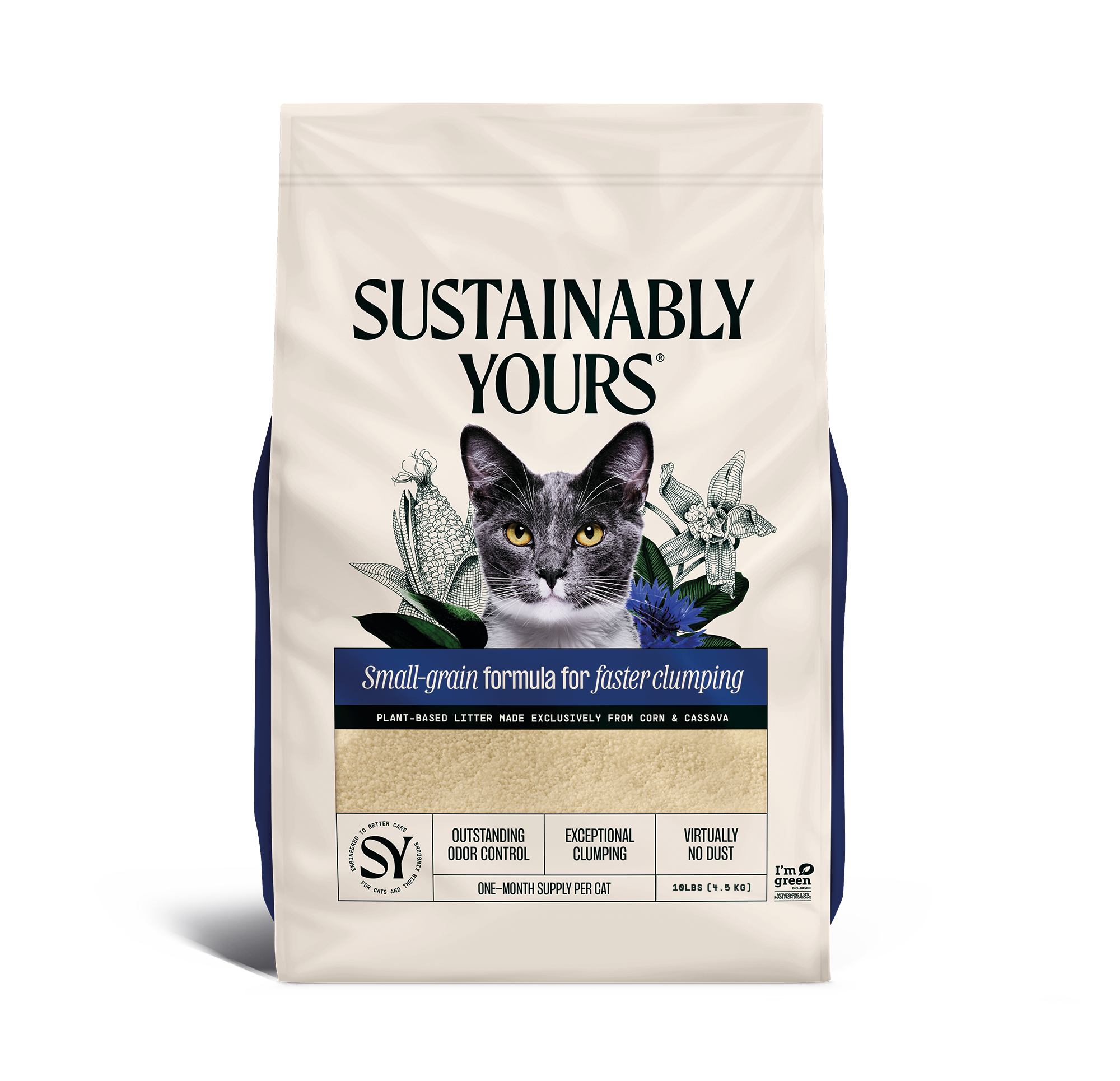 Sustainably Yours Cat Litter Small-grain Formula