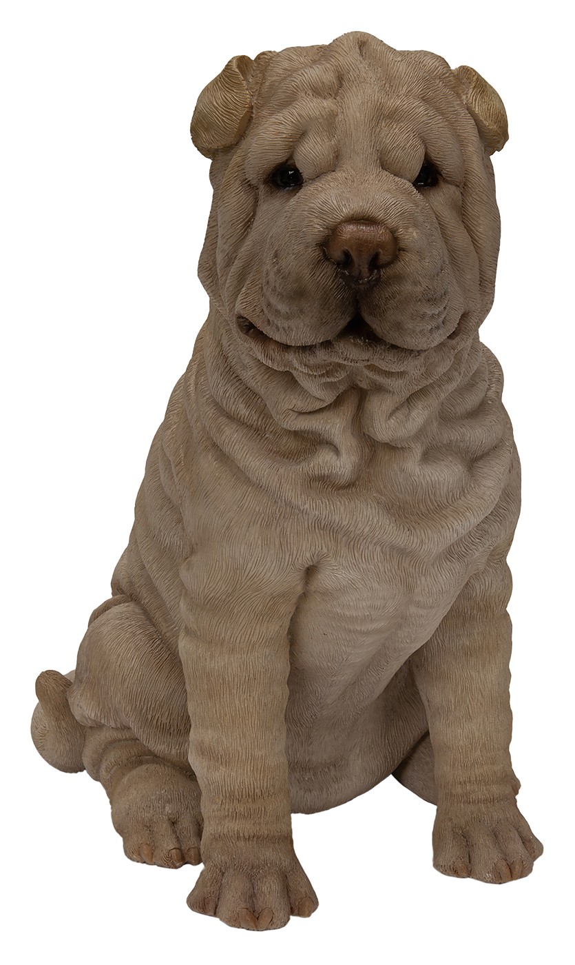 Real Life Dogs - 21cm Sharpei figurine 