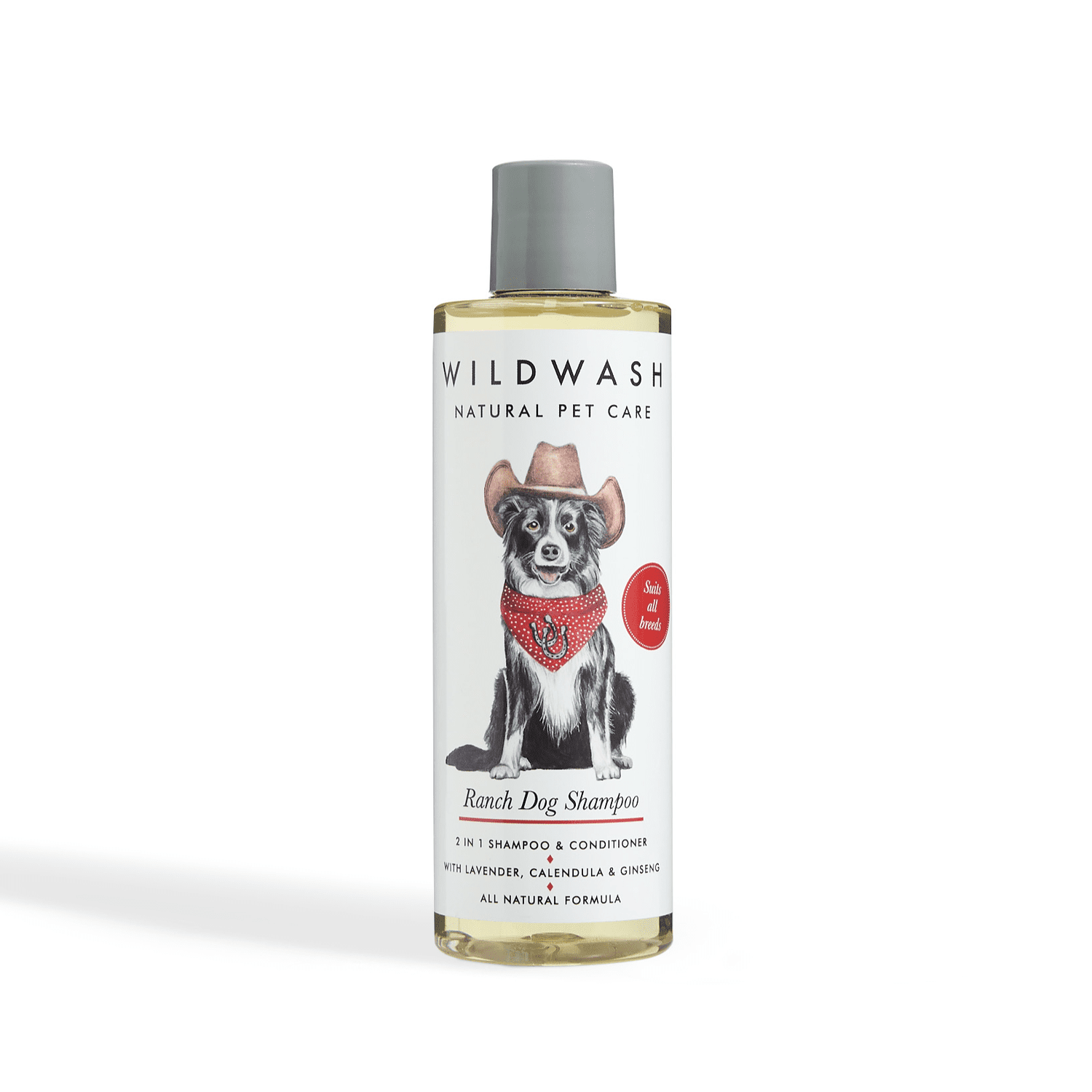 WildWash Ranch Dog Shampoo – 2-in-1 Natural Shampoo & Conditioner 250ml