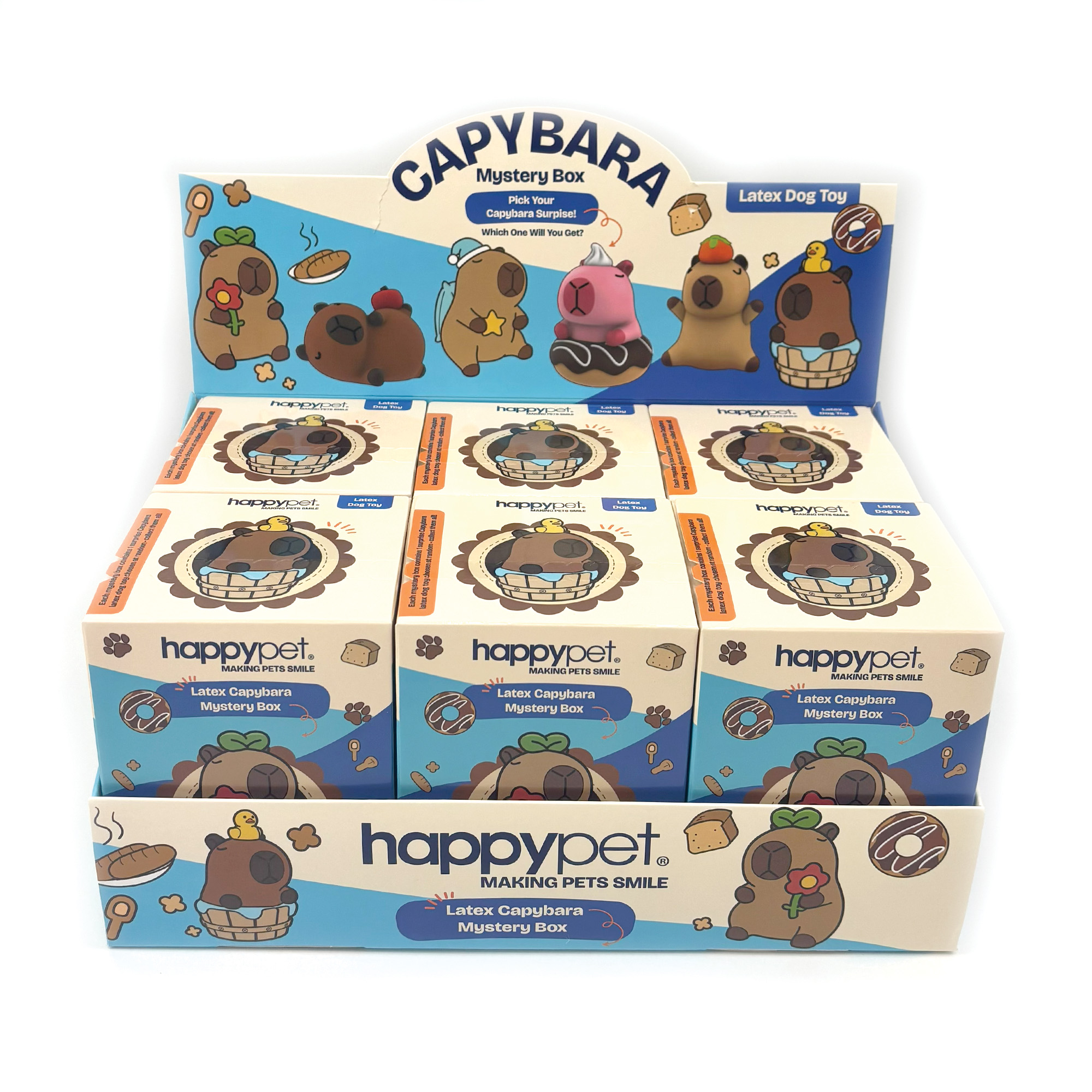 Capybara Latex Dog Toy Mystery Box