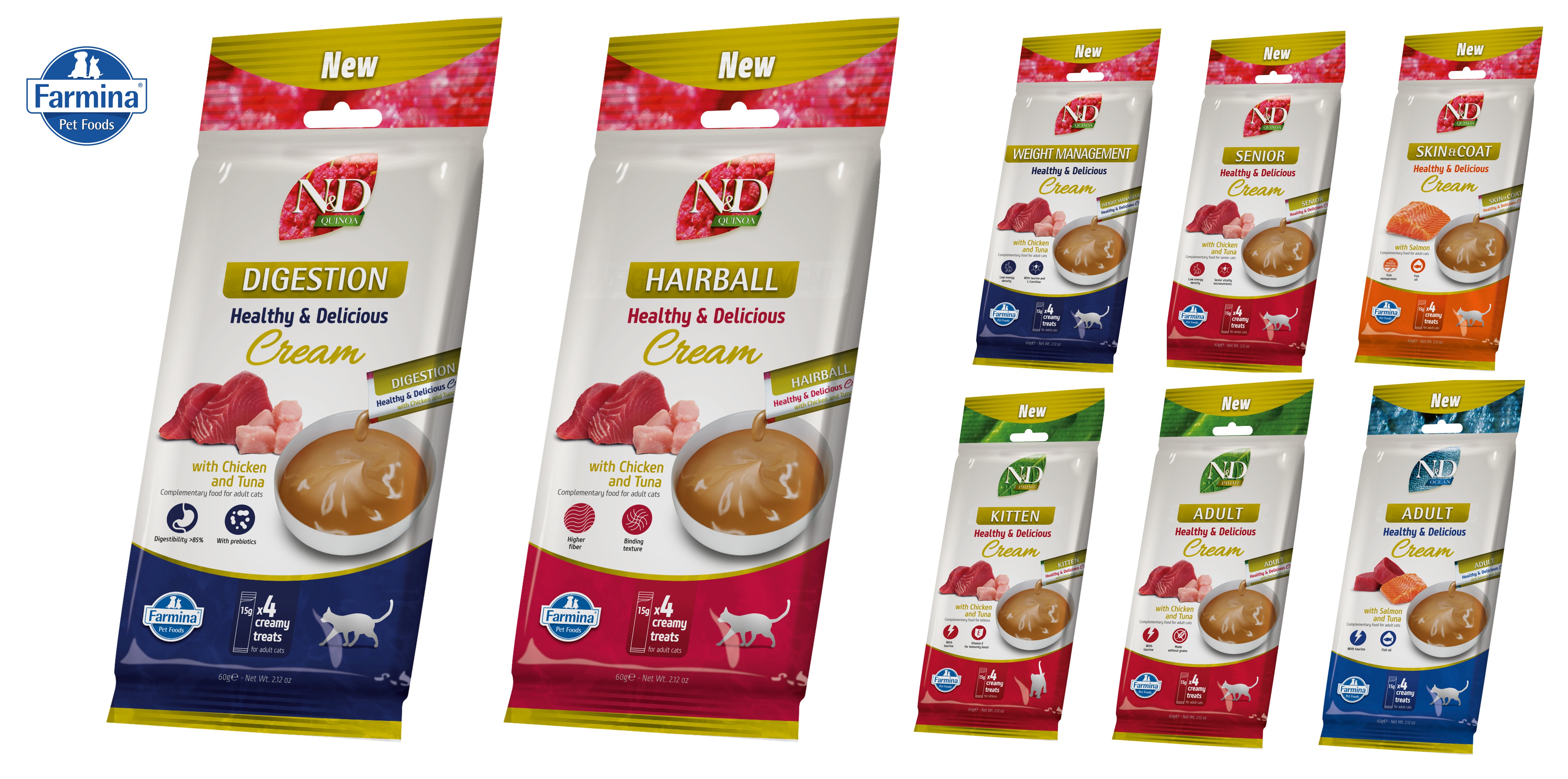 Farmina N&D Healthy & Delicious Cat Cream