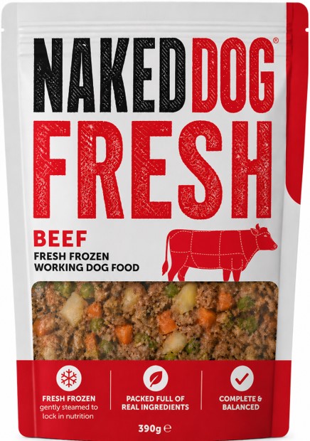 NAKEDDOG FRESH 500gm - fresh frozen working dog food