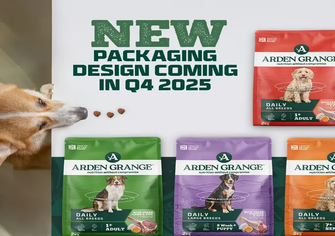 Arden Grange unveils the biggest and boldest brand update in its 30 year history