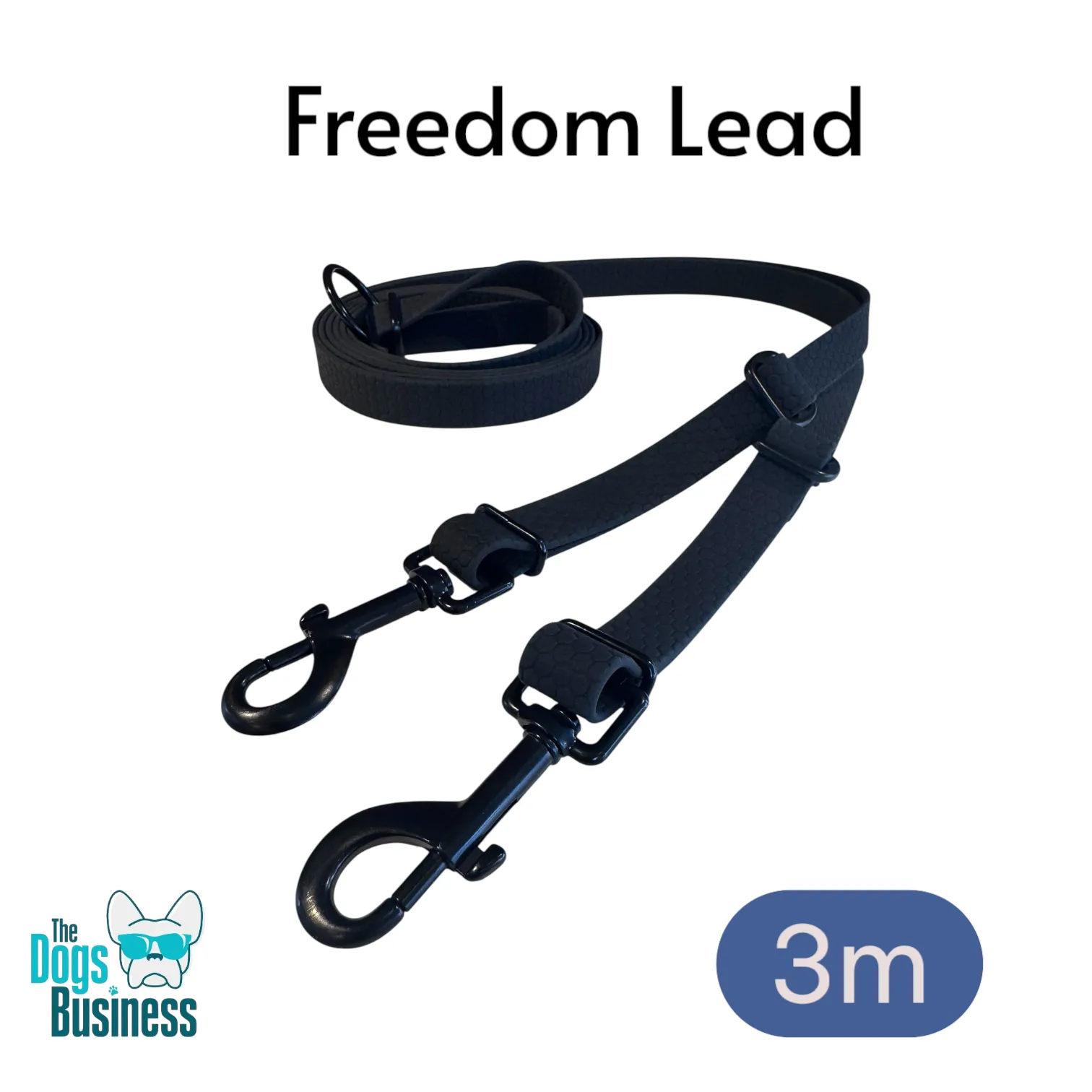 Heavy Duty Polypropylene Dog Leash By Freedom Pet – 1 Inch Wide – Multiple Lengths 10 To 50 Ft