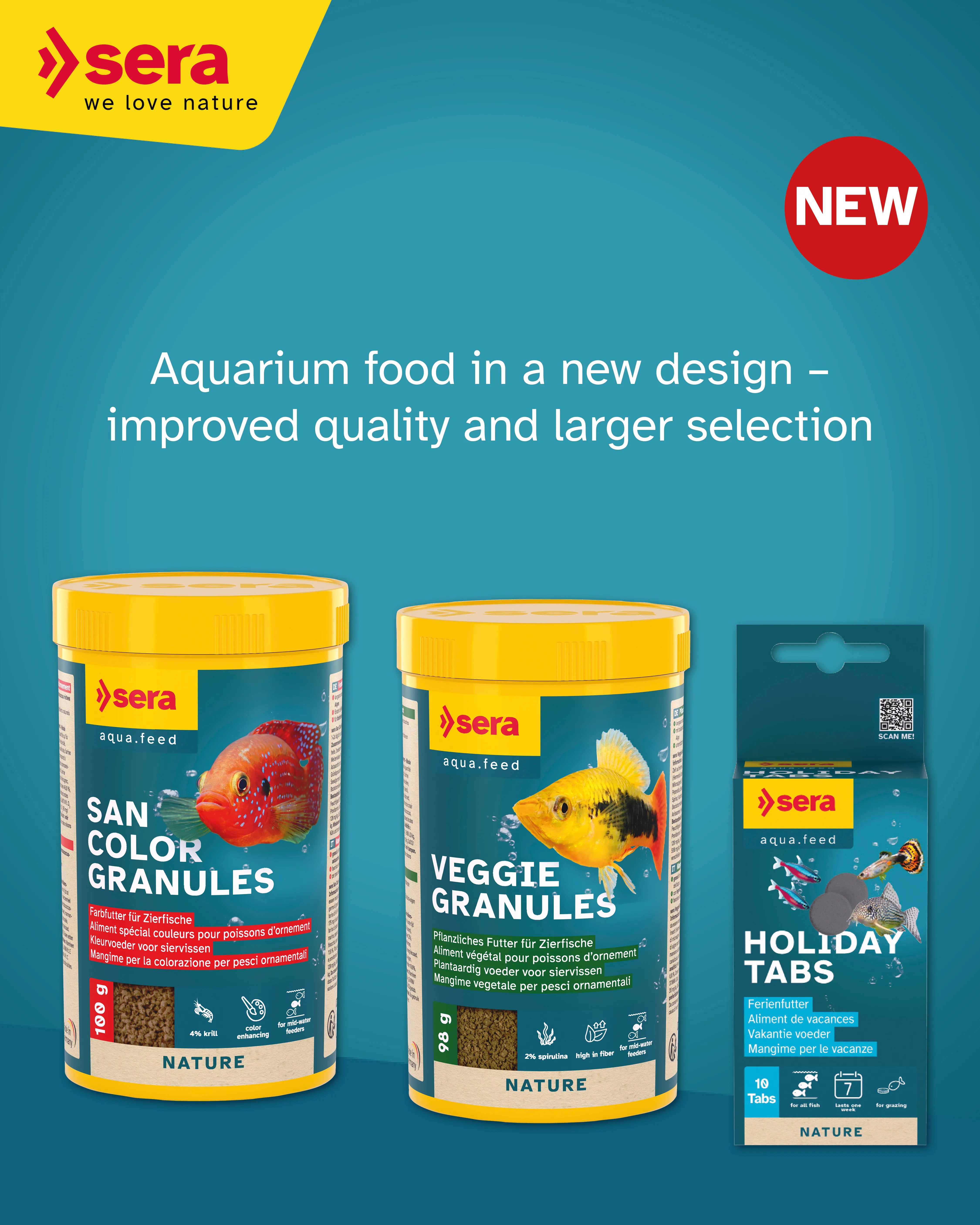 sera Food Launches in the UK Market with Aquagarden Interpet