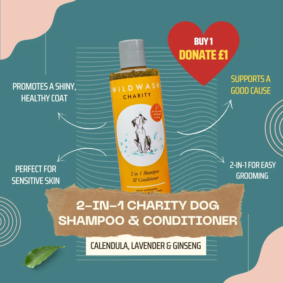 Every Bottle Makes a Difference WildWash Launches Charity Dog Shampoo & Conditioner