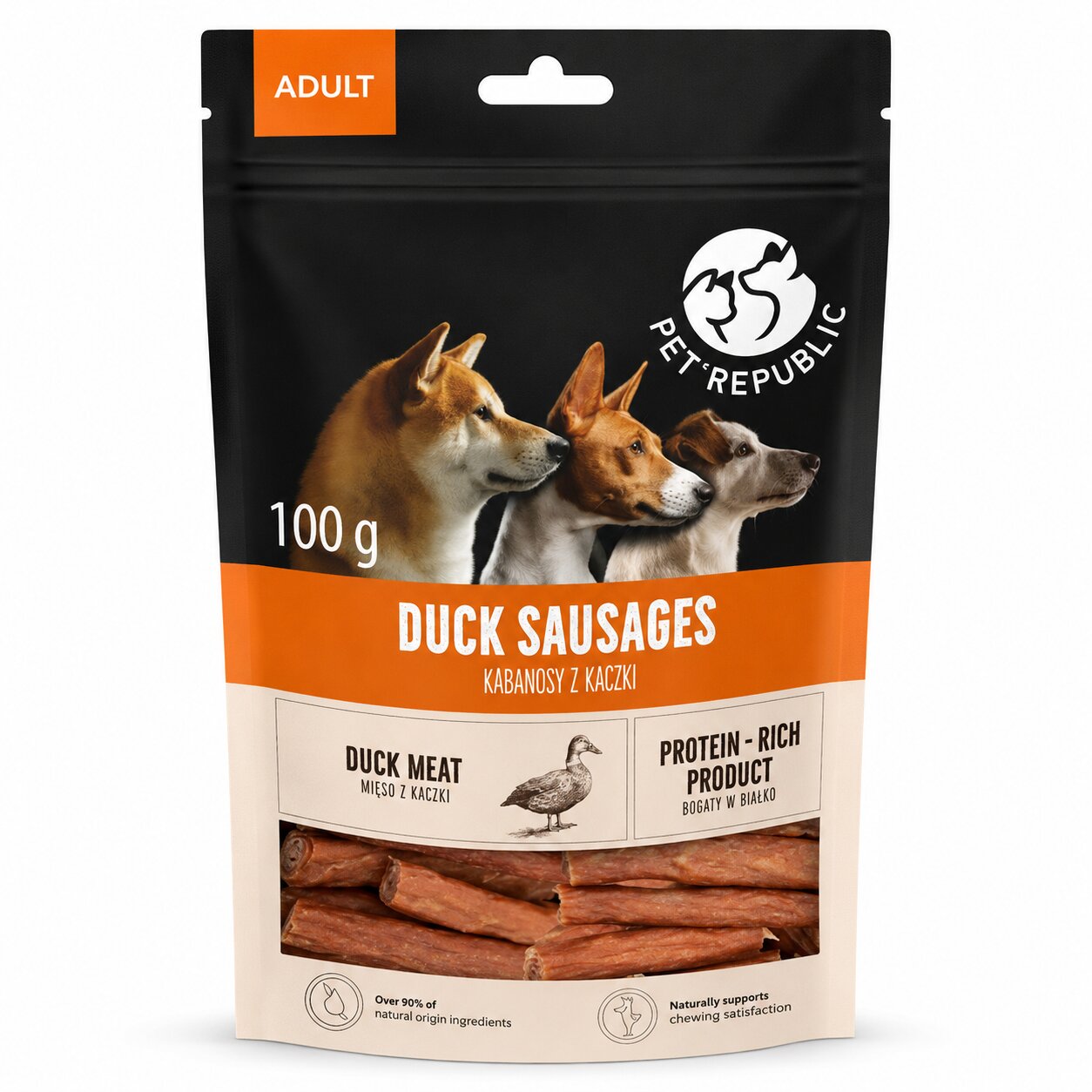 Pet Republic Duck Sausage 100g
