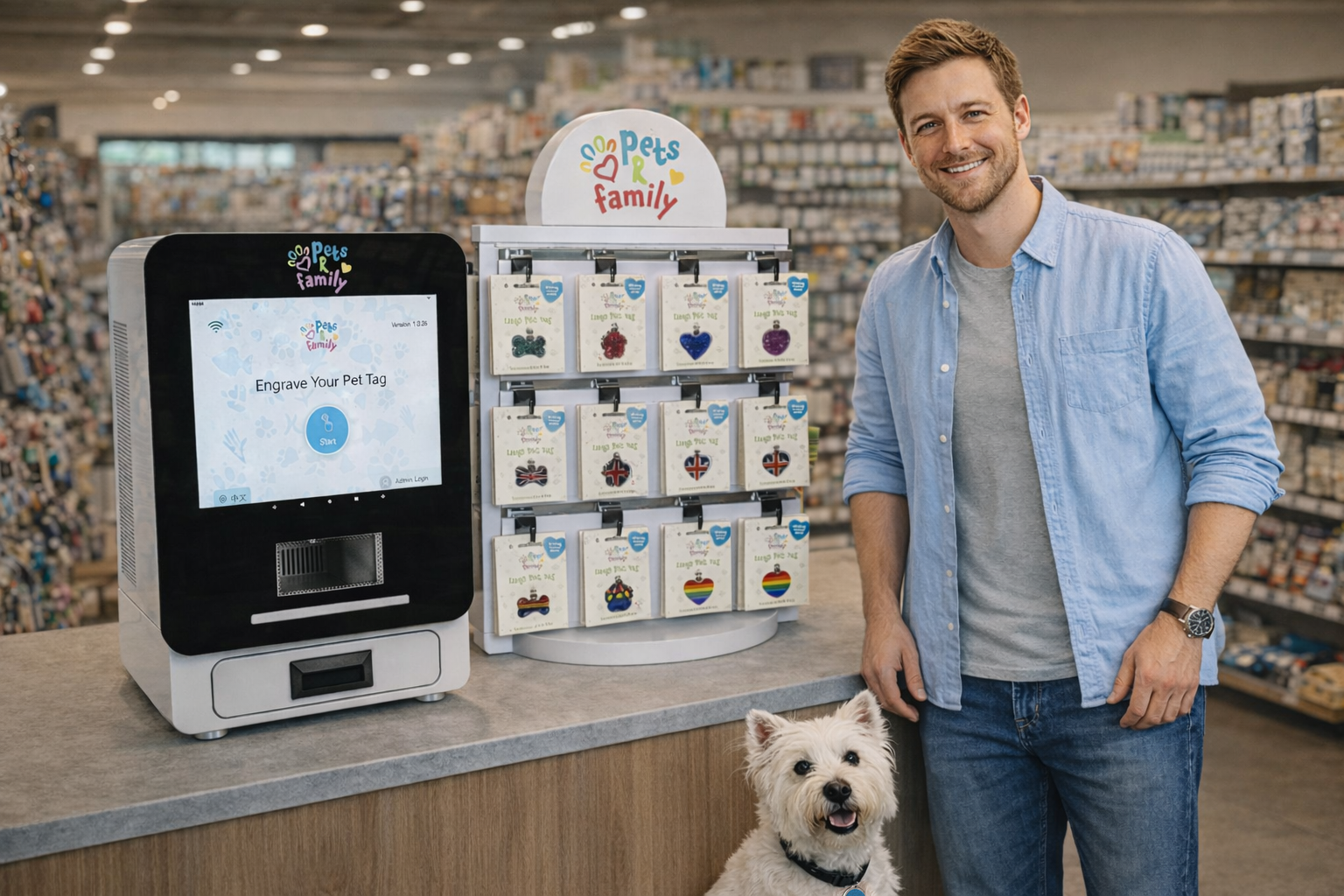 PetsRFamily TagMaster™ Laser Engraving System