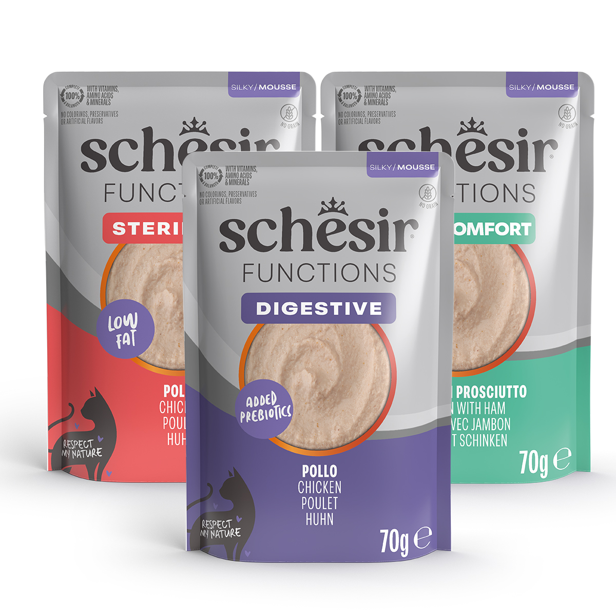 Schesir Functions Mousse 70g