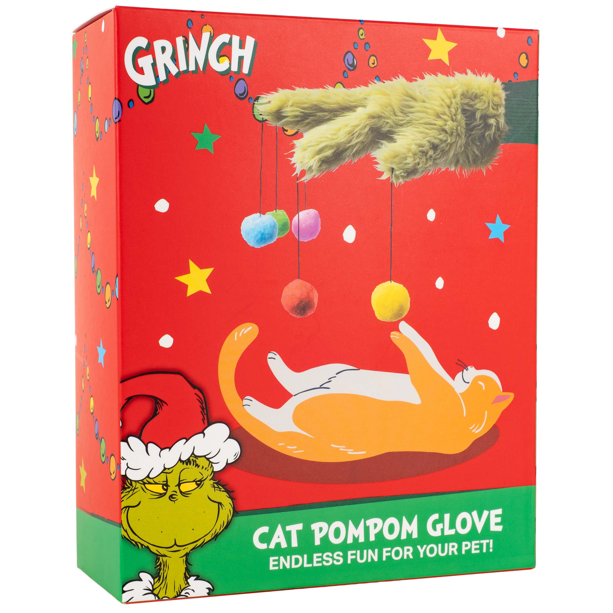The Grinch Pompom Glove Cat Toy