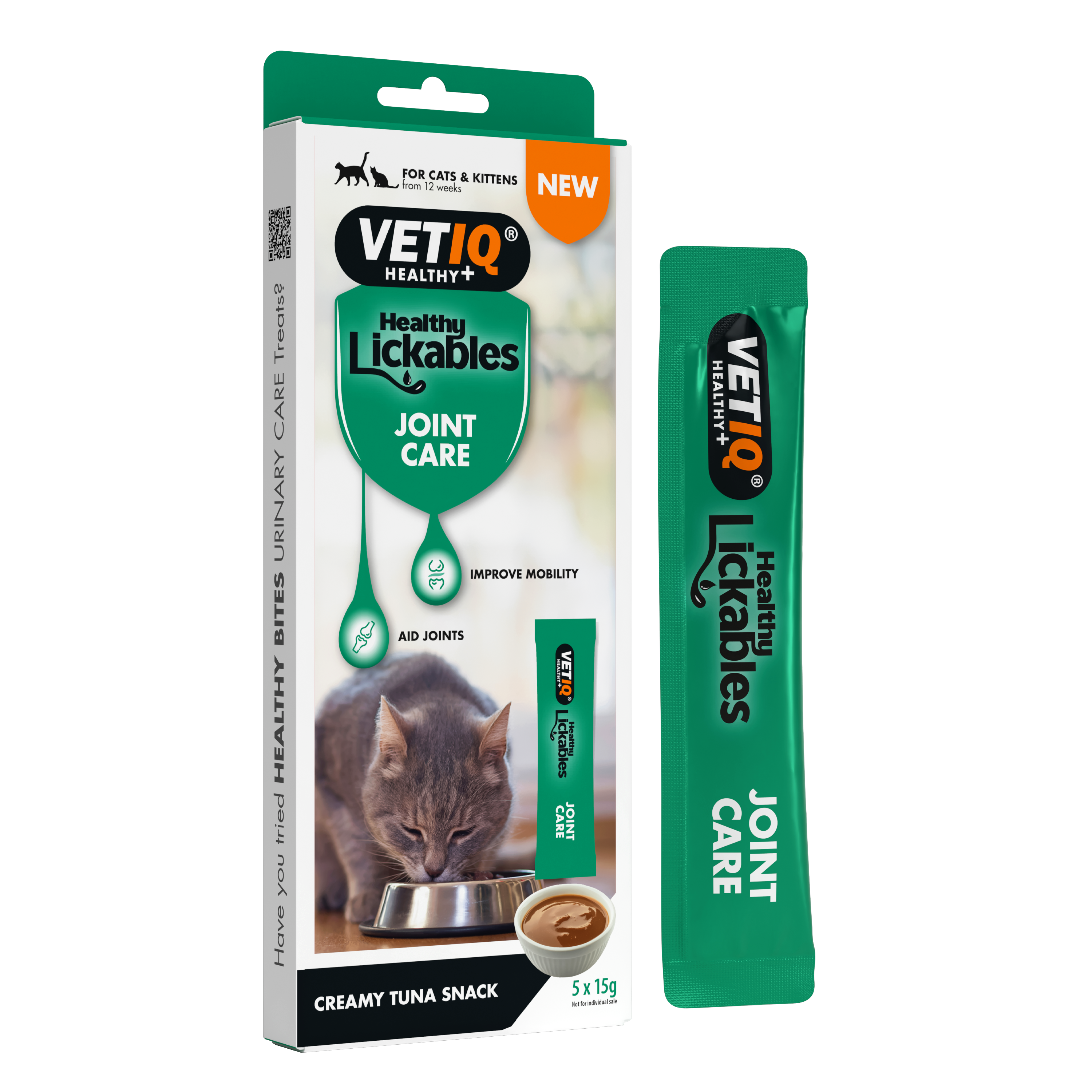 VETIQ Healthy Lickables Joint Care 5x15g