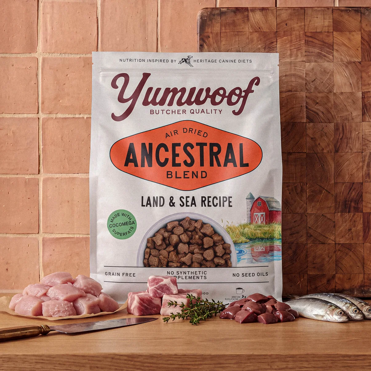Yumwoof Ancestral Blend – Land & Sea Recipe 3.2kg