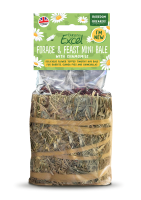 Excel Forage & Feast Mini Bale with Chamomile