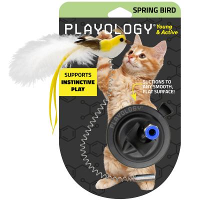Playology Cat Suction Cup Spring Bird