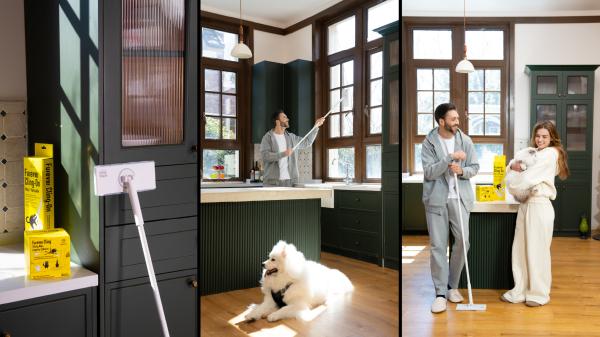 Furever Cling Sticky Wipes and Dry Mop System
