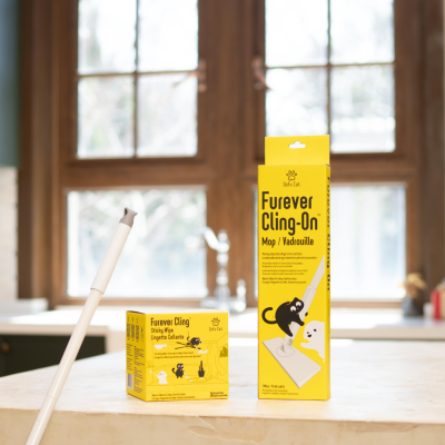 Furever Cling Sticky Wipes and Dry Mop System