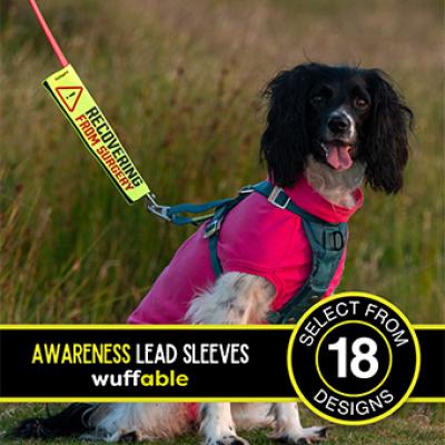 Wuffable Hi-Vis Awareness Lead Sleeves 