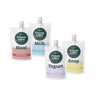 Creamy Snacks in Spouted Pouches (Private Label)