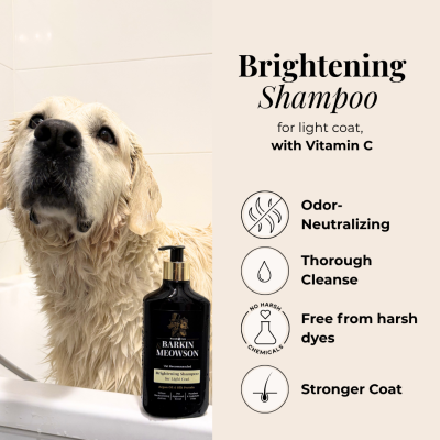 Barkin & Meowson Brightening Shampoo for White & Light Coats
