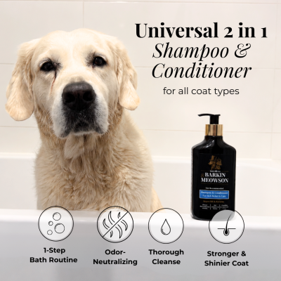 Barkin & Meowson 2 in 1 Shampoo & Conditioner Hydrating Care for Dogs & Cats