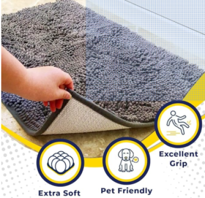 Muddy Mat® - Anti-Mud Dog Door Mat, Pet Rug MD 