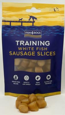 Fish4Dogs Training Fish Sausages Slices 80g