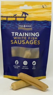 Fish4Dogs Training White Fish Sausages 500g