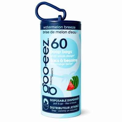 Goo-eez Eco-Friendly Scented Poo Bags with Disposable Dispenser